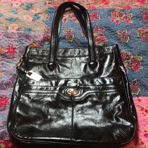 Hayden by Hayden Harnett Leather Shoulder Tote.